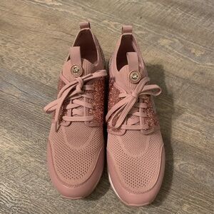 Michael Kors Pink Sparkle Sneakers